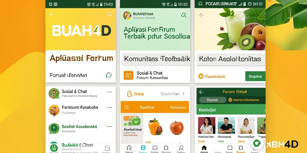 Tampilan menarik BUAH4D yang memudahkan navigasi Forum Komunitas.