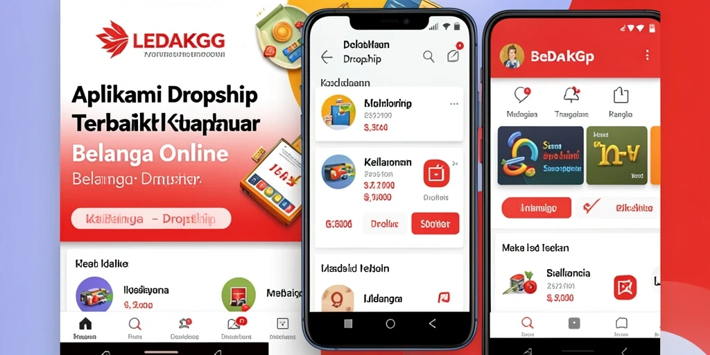 Antarmuka aplikasi LEDAKGG yang menarik dan fungsional.