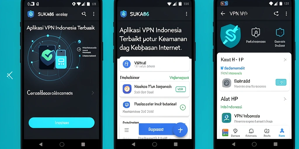 Tampilan antarmuka SUKA86 yang ramah pengguna untuk pengaturan VPN.