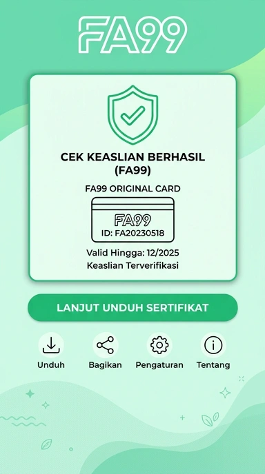 Tampilan kanal resmi fa99